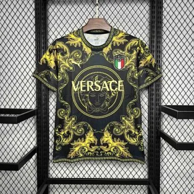 2022 Italy X Versace Black Gold Special Edition Kit