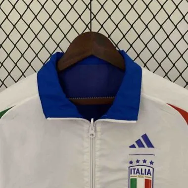 Giacca a vento reversibile Italia 2024, modello Home&Away, a doppio lato