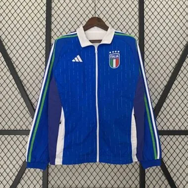 Giacca a vento reversibile Italia 2024, modello Home&Away, a doppio lato