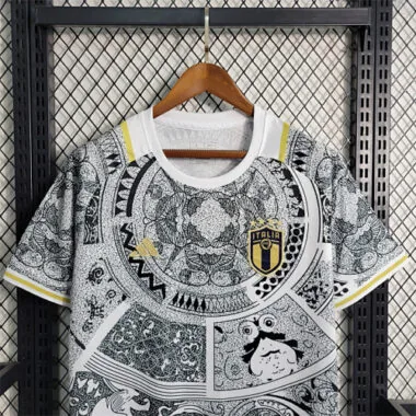 Maglie da calcio Italia 2024, edizione speciale bianca, taglie dalla S alla XXL
