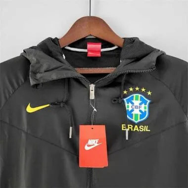 2022 Brazil black windbreaker