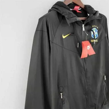 2022 Brazil black windbreaker