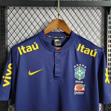 2023 Brazil Low Neck Polo Royal Blue