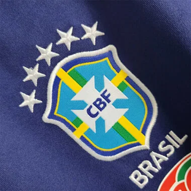 2023 Brazil Low Neck Polo Royal Blue