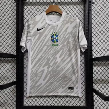 2023/24 Brazil Goalkeeper Kit White SizeS-XXL
