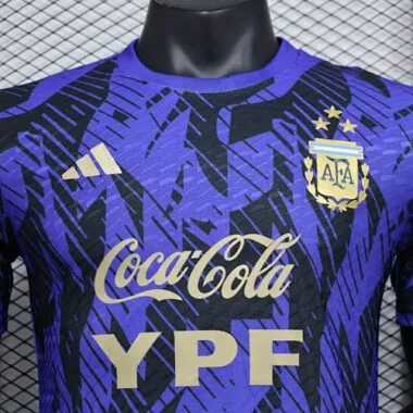 2023 Argentina Pre-match Player Version S-XXL Cheap Soccer Jerseys