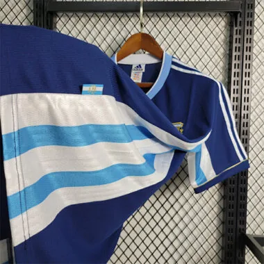 1998 Retro Argentina away size S-XXL Soccer Jersey