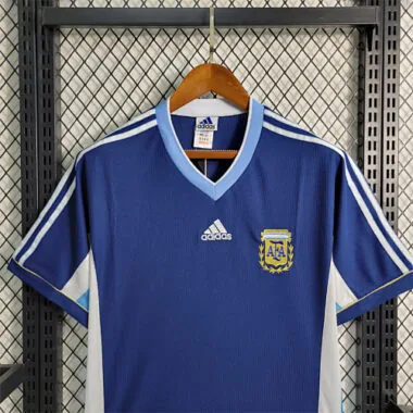 1998 Retro Argentina away size S-XXL Soccer Jersey