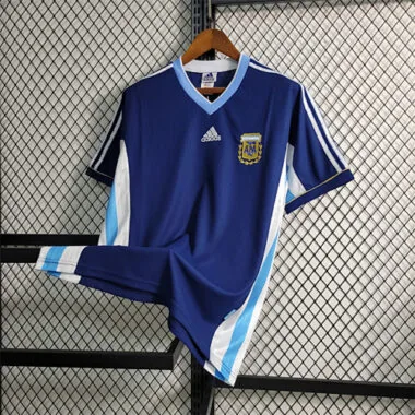1998 Retro Argentina away size S-XXL Soccer Jersey