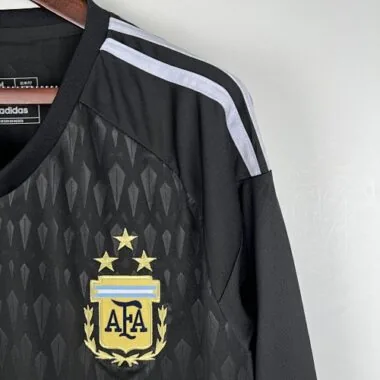 2023 Long Sleeve Goalkeeper Argentina Black S-XXL