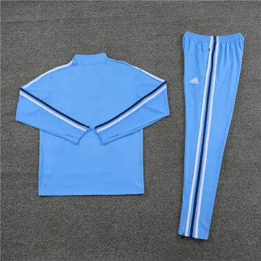 2023 Argentina Long Sleeve Kits Blue Zipper Training Suits