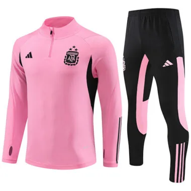 2023 Argentina Long Sleeve Kits Pink Training Suits