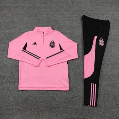 2023 Argentina Long Sleeve Kits Pink Training Suits