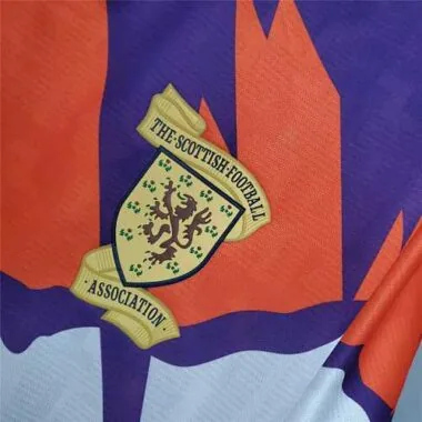 91-93 Scotland away soccer jersey