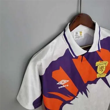 91-93 Scotland away soccer jersey