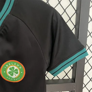 2023 Ireland third black kid kit Best Soccer Jersey
