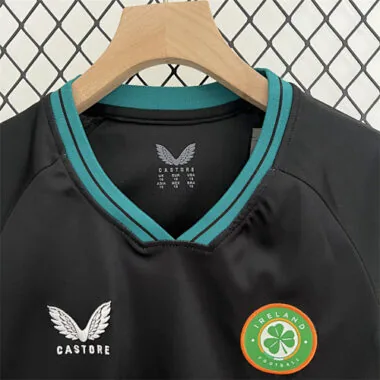 2023 Ireland third black kid kit Best Soccer Jersey