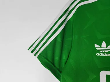 1990 retro Ireland thuis Kit voetbalshirt albumfoto 7