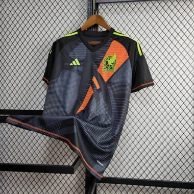 Equipamento Preto dos Guarda-redes do México 2024