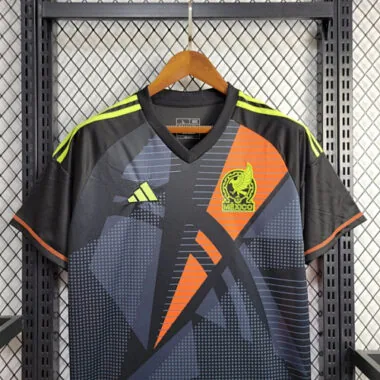 Equipamento Preto dos Guarda-redes do México 2024