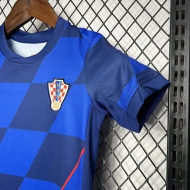 2024 Croatia Away Kid Kits Children Sets UEFA Euro Shirt Football Replicas Yupoo