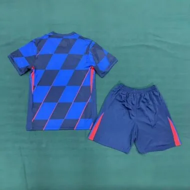2024 Croatia Away Kid Kits Children Sets UEFA Euro Shirt Football Replicas Yupoo