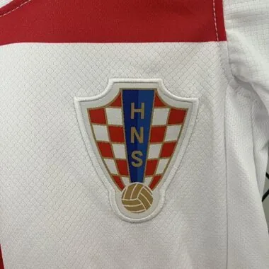 2024 Croatia Home Kid Kits UEFA Euro Youth Apparels