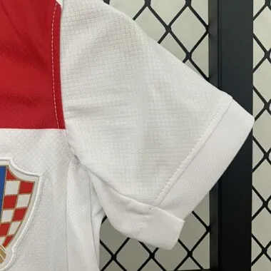2024 Croatia Home Kid Kits UEFA Euro Youth Apparels