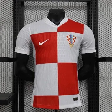 2024 Croatia Home Kit Player Version Shirt Jersey Supplier Yupoo