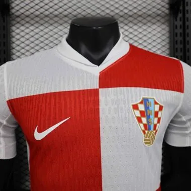2024 Croatia Home Kit Player Version Shirt Jersey Supplier Yupoo