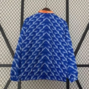 2024 Netherlands Reversible Windbreaker Orange&Blue Double-Sides Jacket Soccer Jerseys