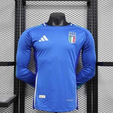 2024 Italy Home Long Sleeve Kit Player Version Shirt