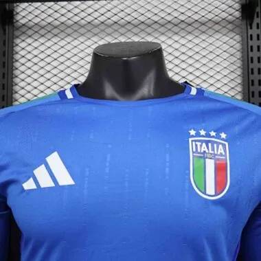 2024 Italy Home Long Sleeve Kit Player Version Shirt