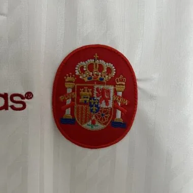 1994 Spain away white retro jersey