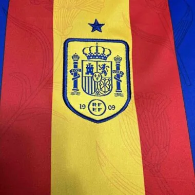 2024 Spain Pre-match Training Kit Football Uniform