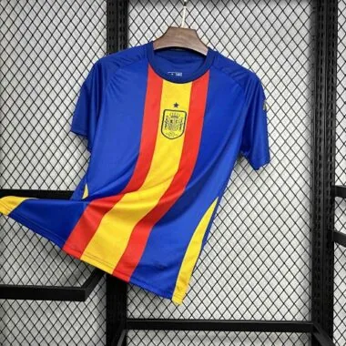 2024 Spain Pre-match Training Kit Football Uniform