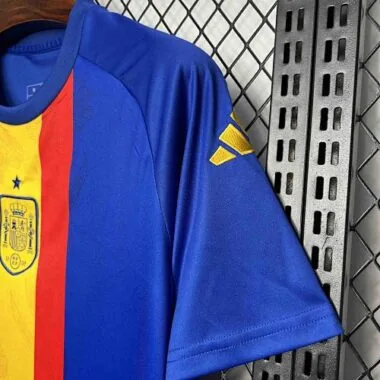 2024 Spain Pre-match Training Kit Football Uniform
