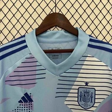 2024 Spanje: blauw keepersshirt