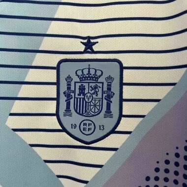 2024 Spanje: blauw keepersshirt