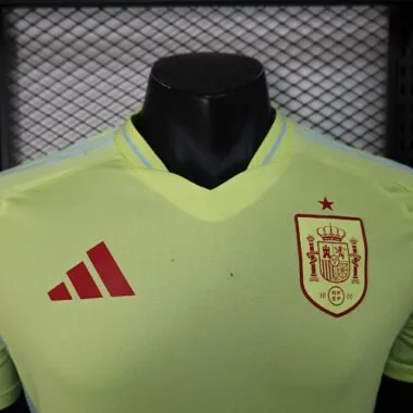 Camisa da seleção espanhola para jogos fora de casa de 2024, versão para jogadores