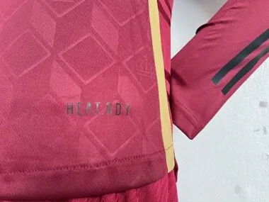 2024 Belgium Home Long Sleeve Kit UEFA Euro Player Version Shirt