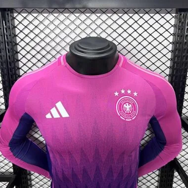 Maglie da calcio a maniche lunghe Germania 2024 (divisa da trasferta), versione giocatore – Fornitore: Yupoo