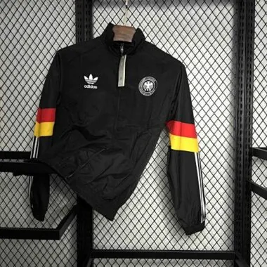 2024 Germany Originals Track Black Windbreaker Jacket AAAAJersey Supplier Yupoo