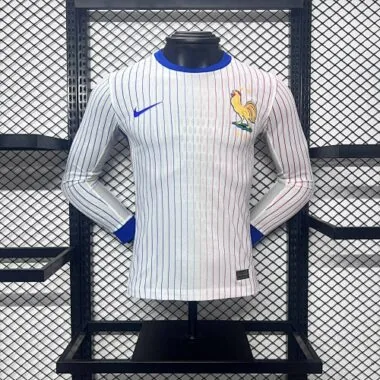 2024 France Away Long Sleeve Kit Player Version Shirt