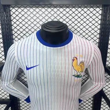 2024 France Away Long Sleeve Kit Player Version Shirt