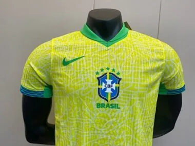 2024 Brazil Home Kit Player Version Shirt Jersey Supplier Yupoo