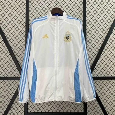 2024 Argentina Trench Coat Reversible Windbreaker Double-Sides Jacket