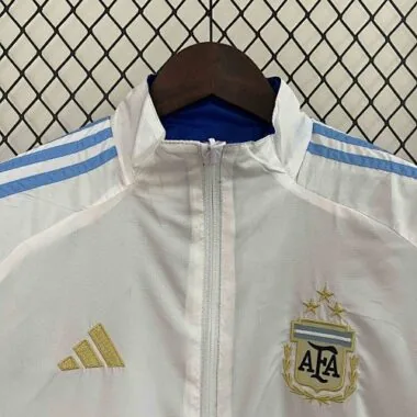 2024 Argentina Trench Coat Reversible Windbreaker Double-Sides Jacket