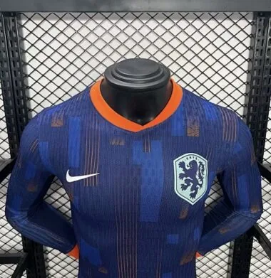 2024 Netherlands Away Long Sleeve Kit Player Version Shirt Best Wholesale Yupoo
