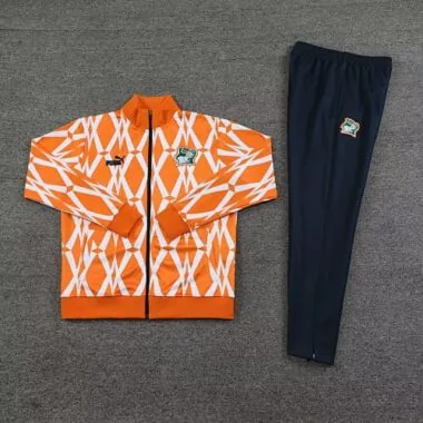 2023 Ivory Coast Orange Jacket Suits Football Tracksuit Yupoo